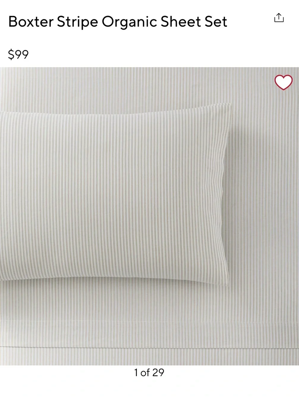 Pottery Barn Twin XL XLT Organic Cotton Flat Top Sheet Boxter Dorm Bed Bedding